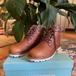Brand New TOMS Leather Boots In Box (Men’s 12)